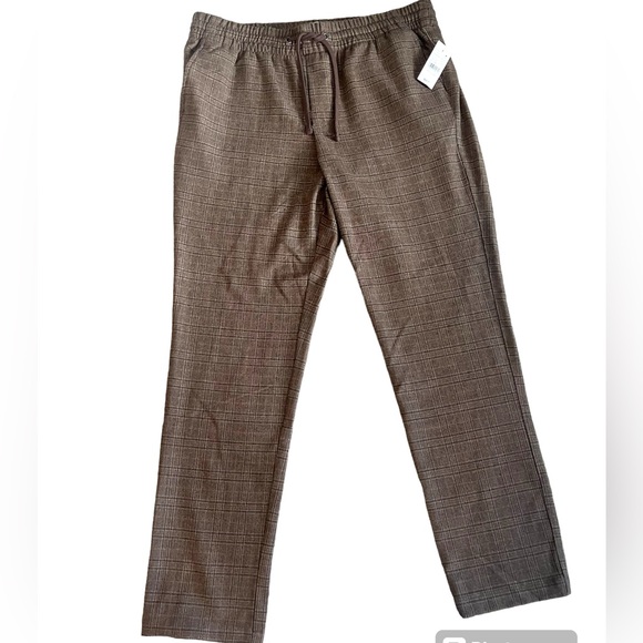 NWT-PacSun men’s stretch brown slim pants-Large - Picture 2 of 7